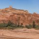 Earthen towers and defensive walls of Ait Ben Haddou in southern Morocco